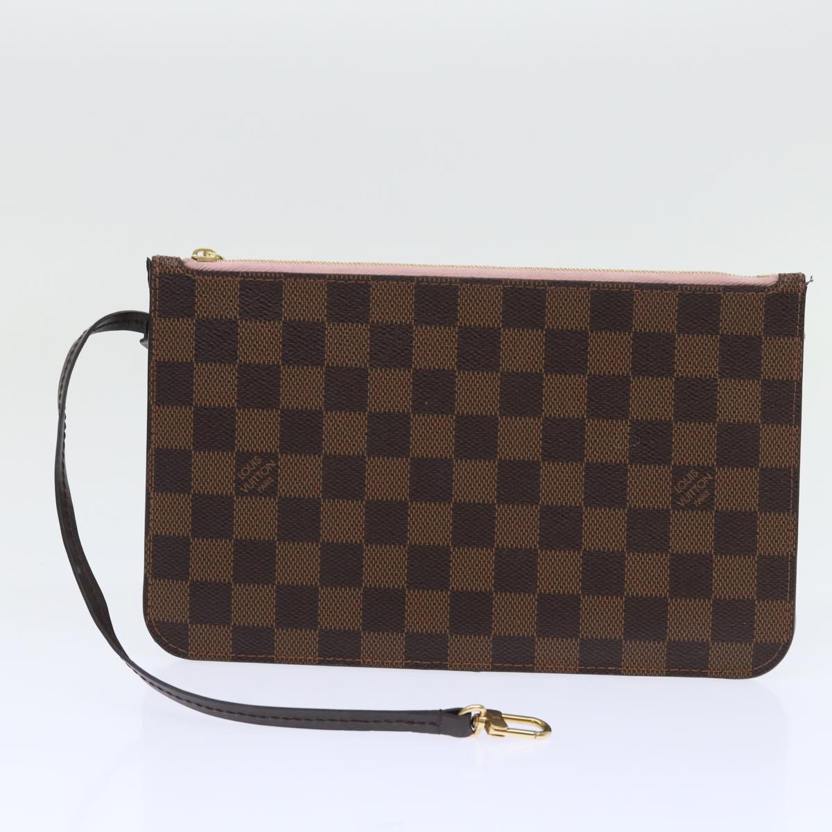 LOUIS VUITTON Damier Ebene Neverfull MM Tote Bag N51105 LV Auth 53002