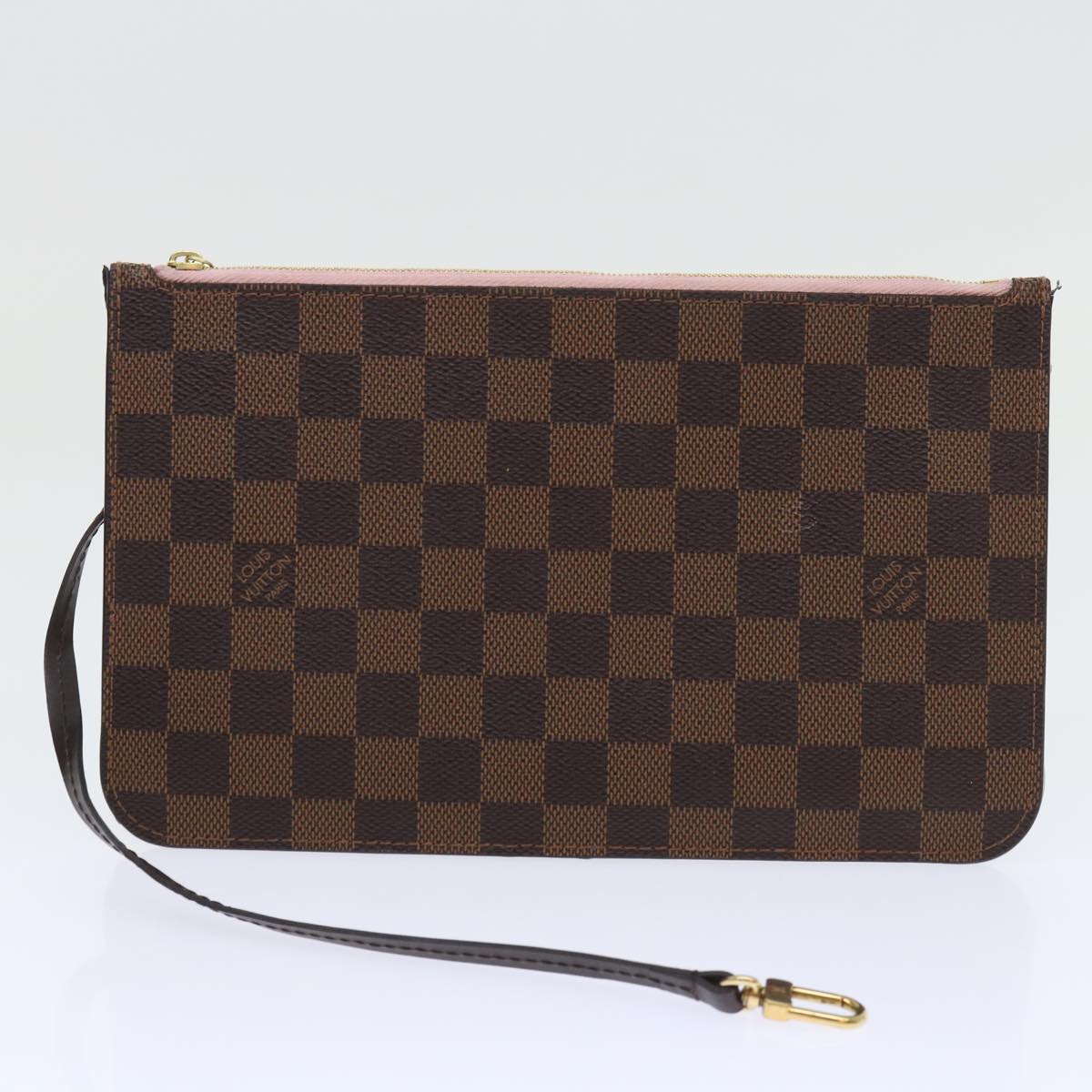 LOUIS VUITTON Damier Ebene Neverfull MM Tote Bag N51105 LV Auth 53002