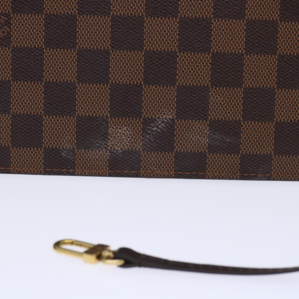 LOUIS VUITTON Damier Ebene Neverfull MM Tote Bag N51105 LV Auth 53002