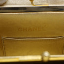 CHANEL Matelasse Chain Shoulder Bag Leather Gold CC Auth 53015AM-20