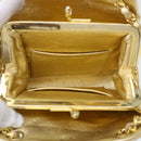 CHANEL Matelasse Chain Shoulder Bag Leather Gold CC Auth 53015AM-10