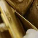 CHANEL Matelasse Chain Shoulder Bag Leather Gold CC Auth 53015AM-26