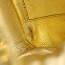 CHANEL Matelasse Chain Shoulder Bag Leather Gold CC Auth 53015AM-11