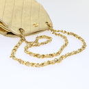 CHANEL Matelasse Chain Shoulder Bag Leather Gold CC Auth 53015SAM-7