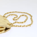 CHANEL Matelasse Chain Shoulder Bag Leather Gold CC Auth 53015AM-14