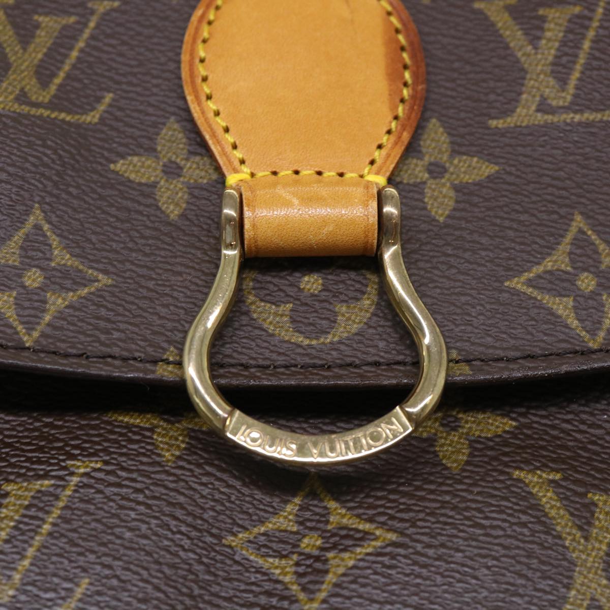 LOUIS VUITTON Monogram Saint Cloud MM Shoulder Bag M51243 LV Auth 53056