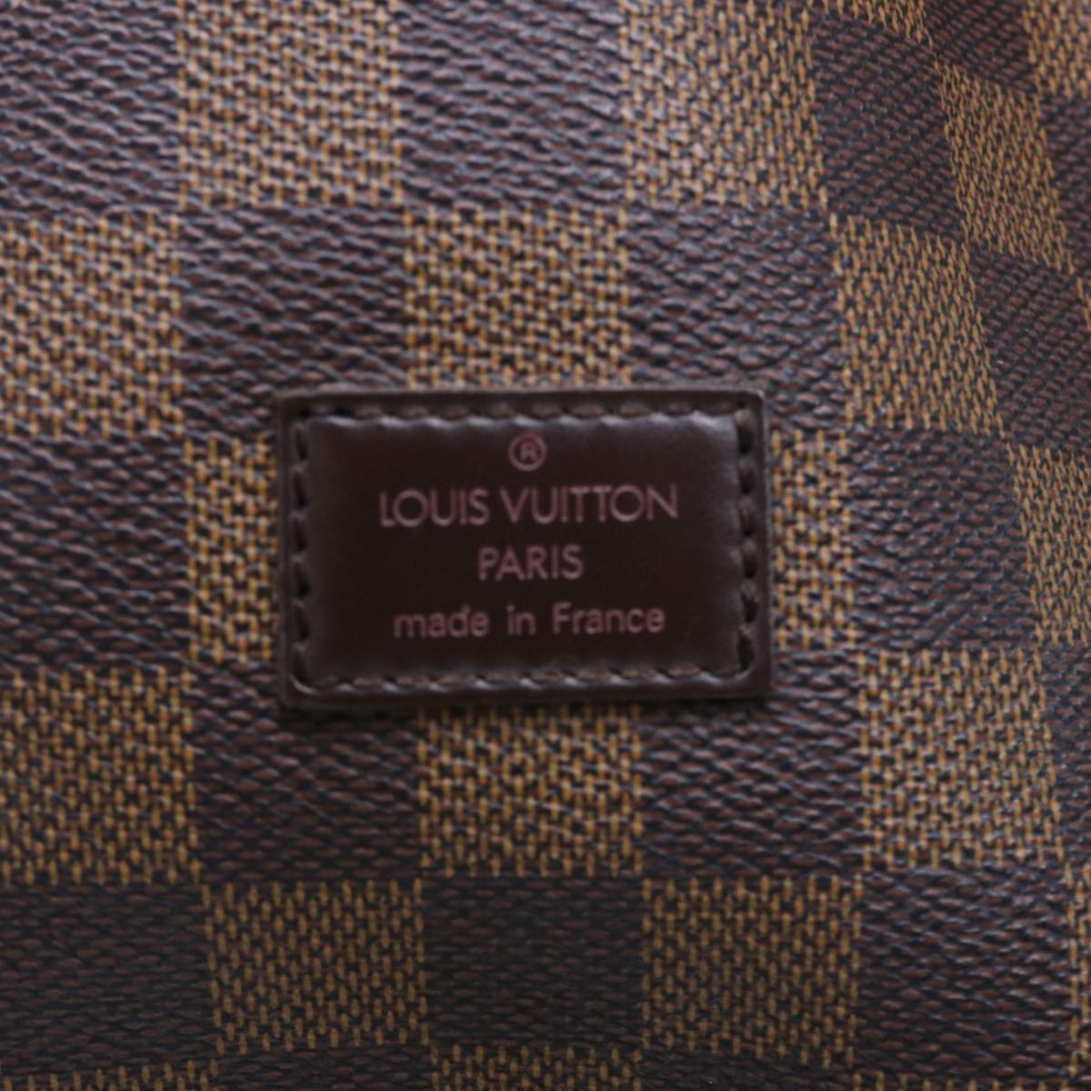 LOUIS VUITTON Damier Ebene Saumur 30 Shoulder Bag N48081 LV Auth 53062