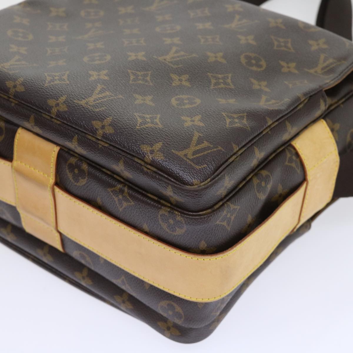 LOUIS VUITTON Monogram Naviglio Shoulder Bag M50205 LV Auth 53067