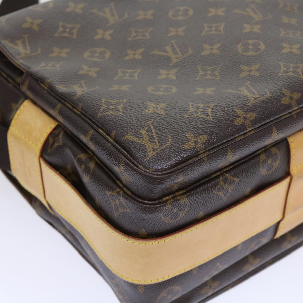 LOUIS VUITTON Monogram Naviglio Shoulder Bag M50205 LV Auth 53067