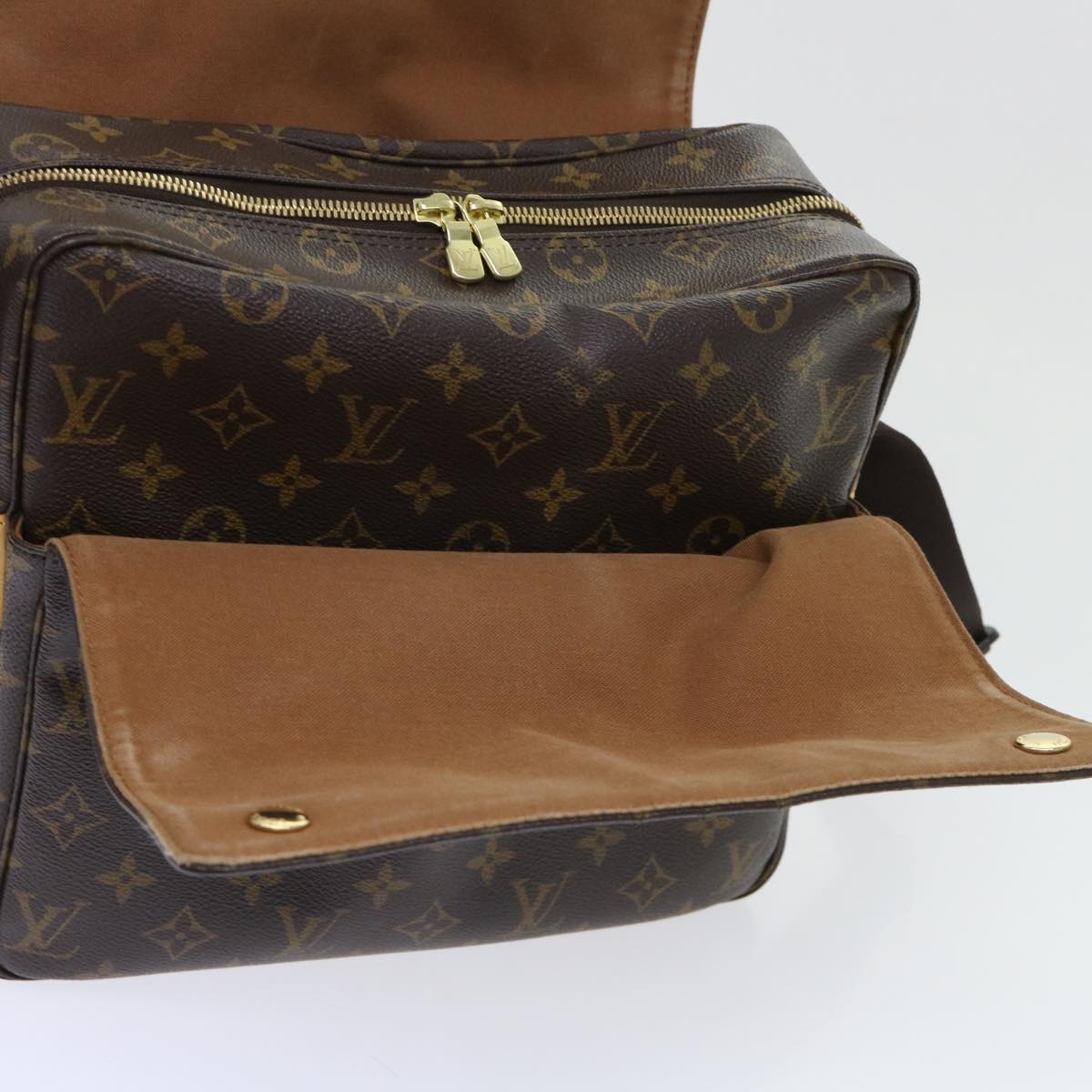 LOUIS VUITTON Monogram Naviglio Shoulder Bag M50205 LV Auth 53067