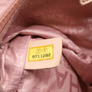 CHANEL Matelasse Chain Shoulder Bag Leather Pink CC Auth 53097V-11