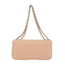 CHANEL Matelasse Chain Shoulder Bag Leather Pink CC Auth 53097V-2