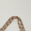 CHANEL Matelasse Chain Shoulder Bag Leather Pink CC Auth 53097V-8