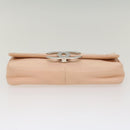 CHANEL Matelasse Chain Shoulder Bag Leather Pink CC Auth 53097V-5