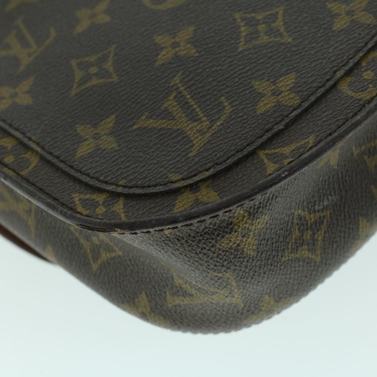 LOUIS VUITTON Monogram Saint Cloud GM Shoulder Bag M51242 LV Auth 53111