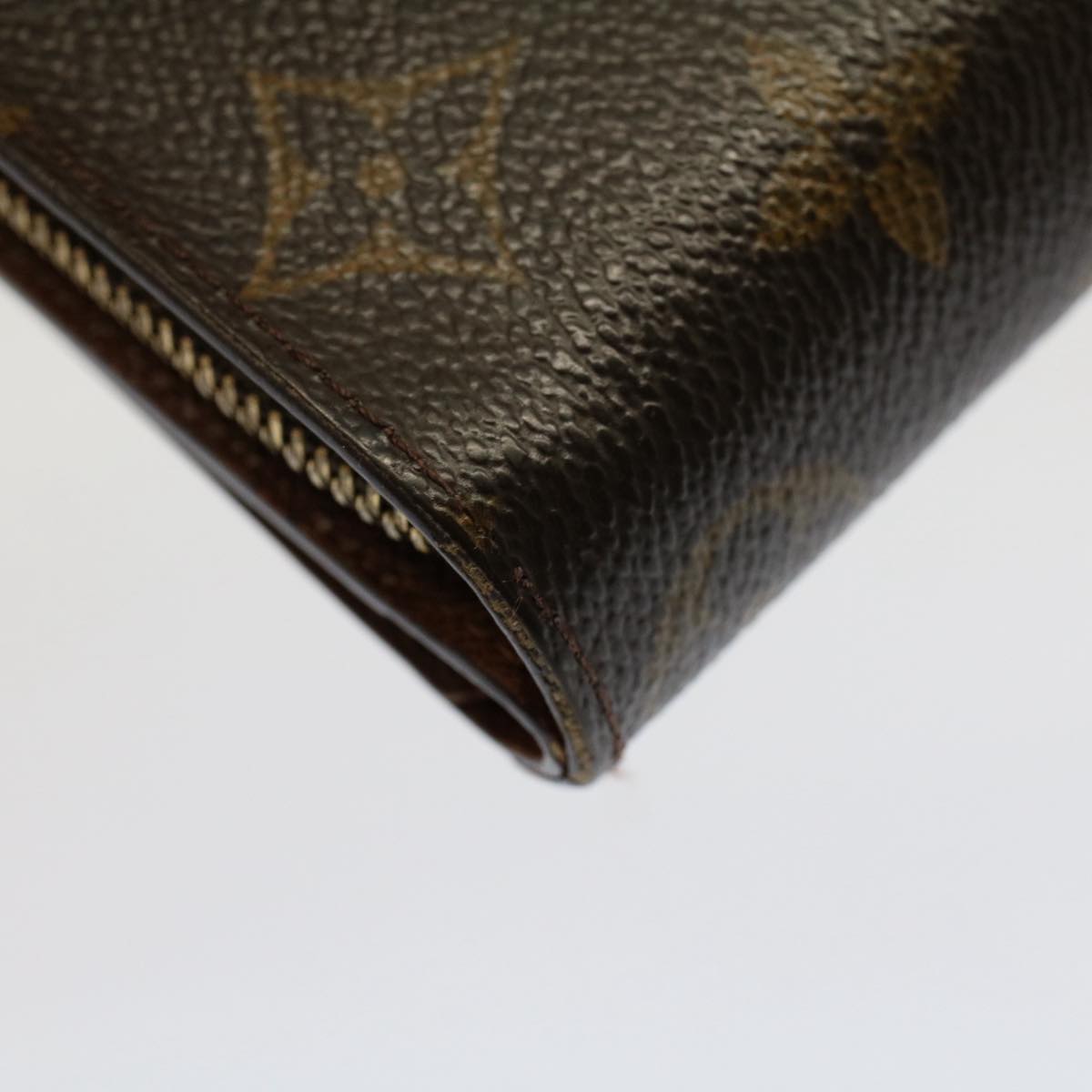 LOUIS VUITTON Monogram Compact Zip Wallet M61667 LV Auth 53117