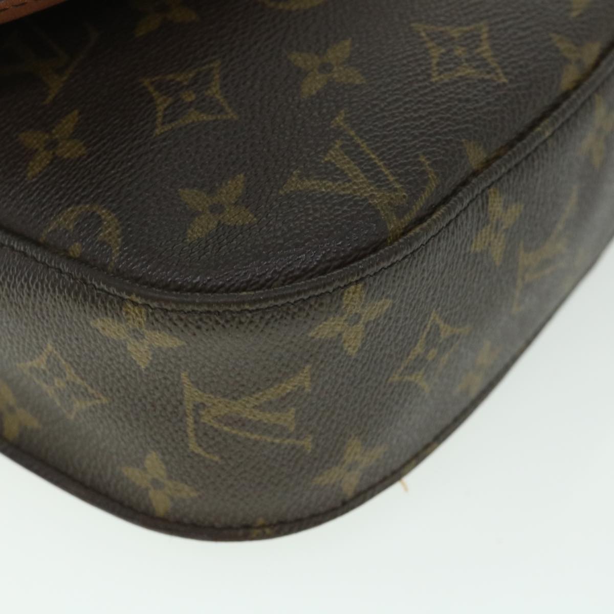 LOUIS VUITTON Monogram Saint Cloud GM Shoulder Bag M51242 LV Auth 53139