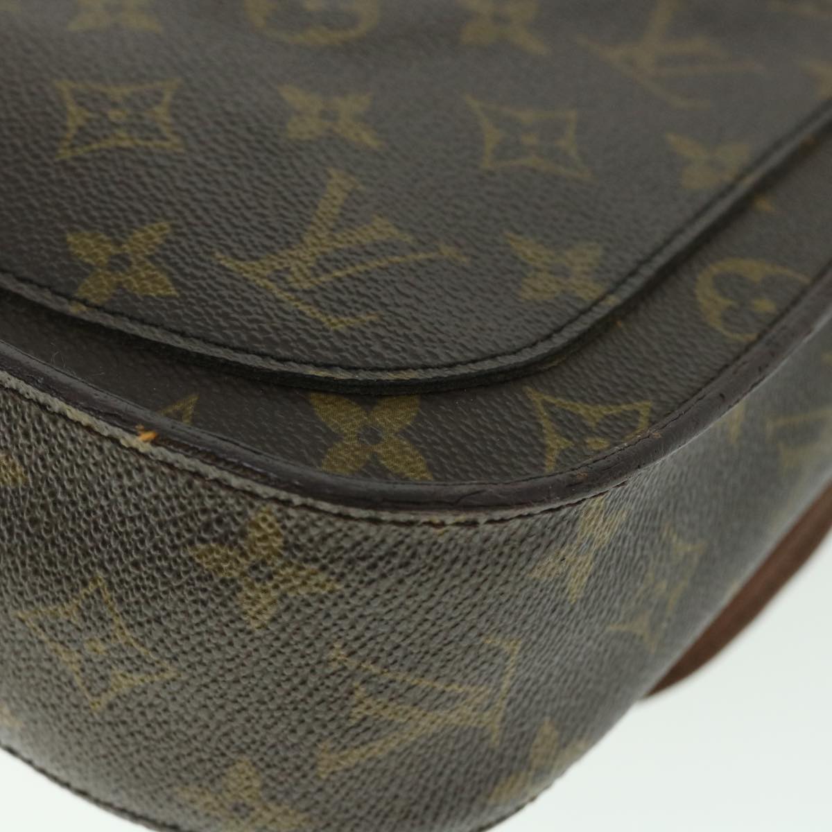 LOUIS VUITTON Monogram Saint Cloud GM Shoulder Bag M51242 LV Auth 53139