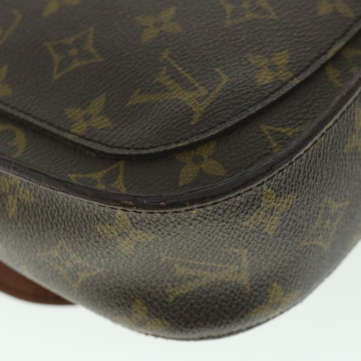 LOUIS VUITTON Monogram Saint Cloud GM Shoulder Bag M51242 LV Auth 53139