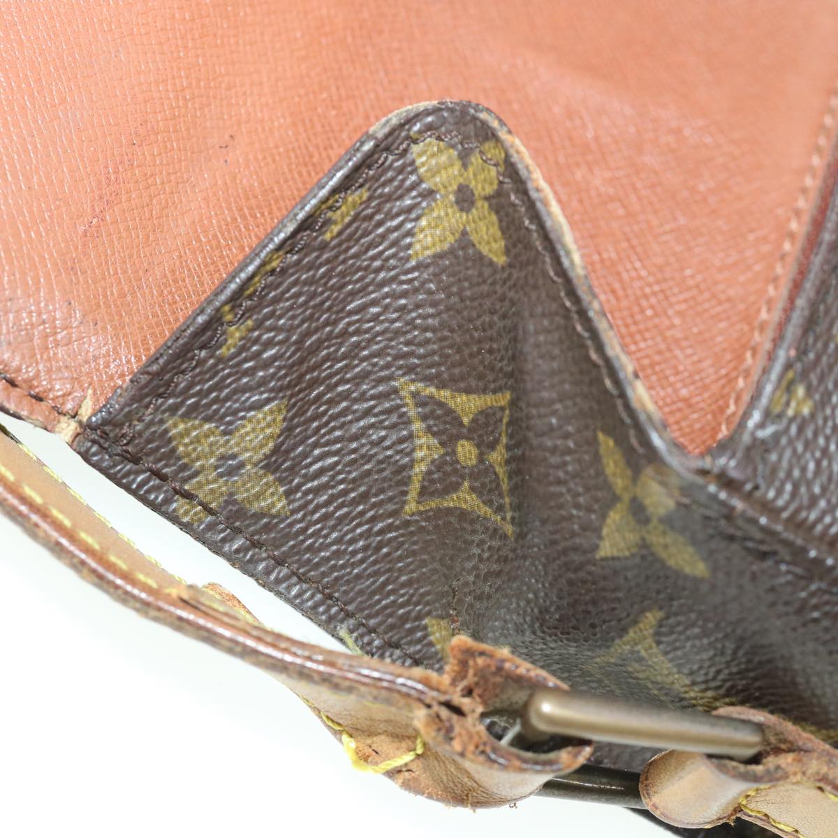 LOUIS VUITTON Monogram Saint Cloud GM Shoulder Bag M51242 LV Auth 53139