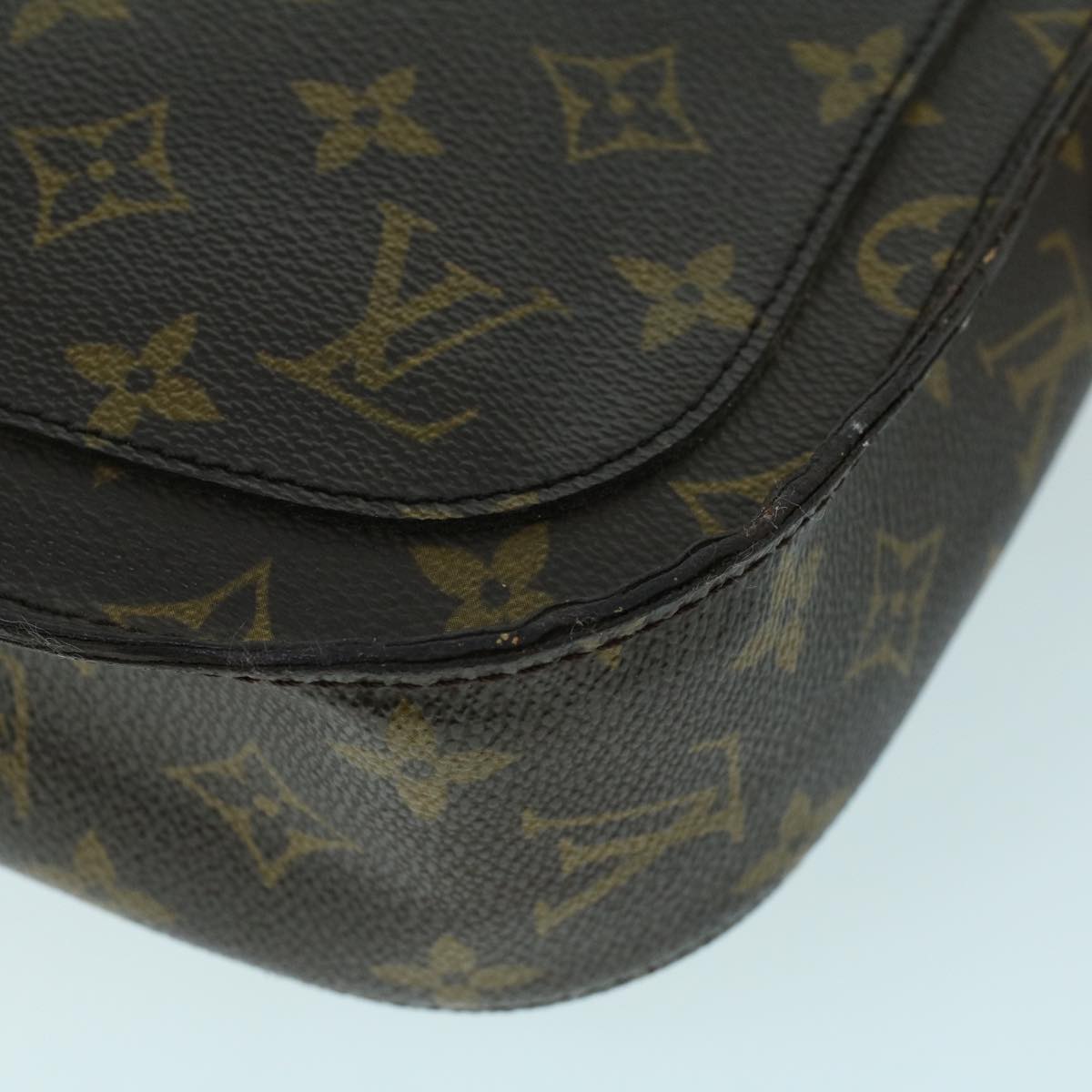 LOUIS VUITTON Monogram Saint Cloud GM Shoulder Bag M51242 LV Auth 53178