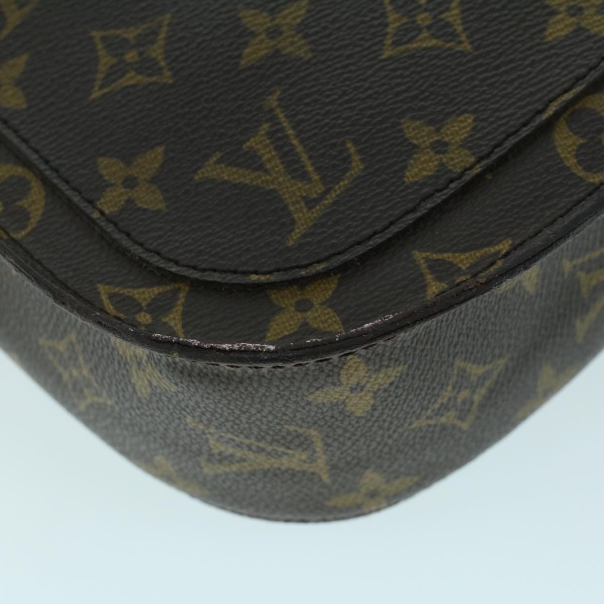 LOUIS VUITTON Monogram Saint Cloud GM Shoulder Bag M51242 LV Auth 53178