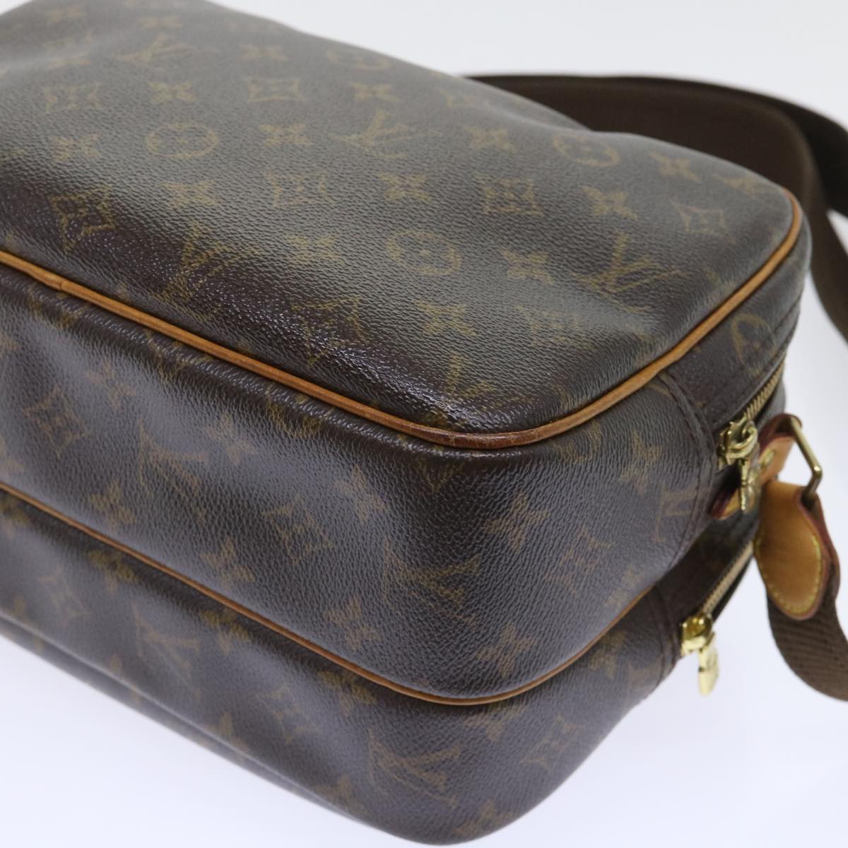 LOUIS VUITTON Monogram Reporter PM Shoulder Bag M45254 LV Auth 53182