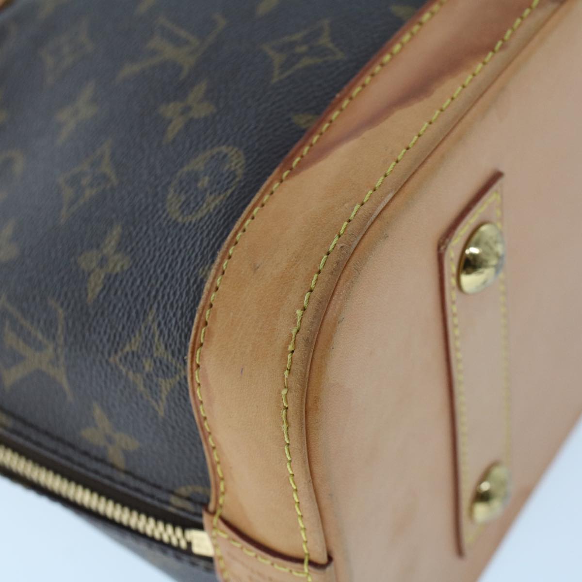 LOUIS VUITTON Monogram Alma Hand Bag M51130 LV Auth 53187