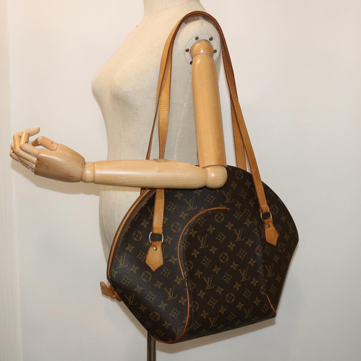 LOUIS VUITTON Monogram Ellipse Shopping Shoulder Bag M51128 LV Auth 53195