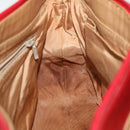 Burberrys Nova Check Hand Bag Canvas Beige Red Auth 53246-11