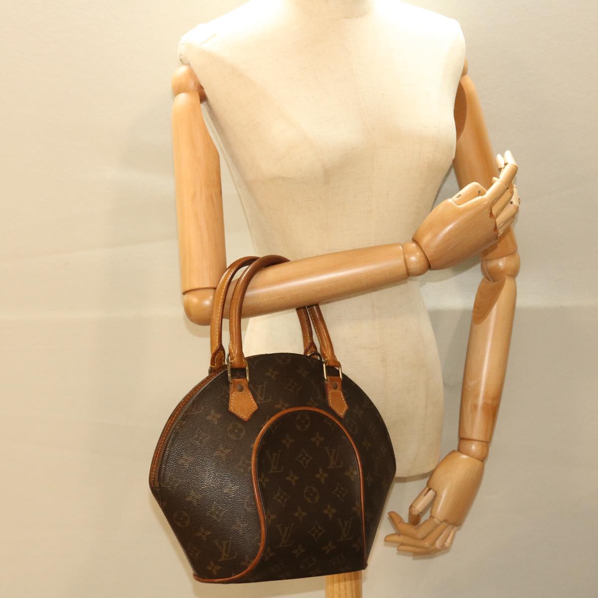 LOUIS VUITTON Monogram Ellipse PM Hand Bag M51127 LV Auth 53318