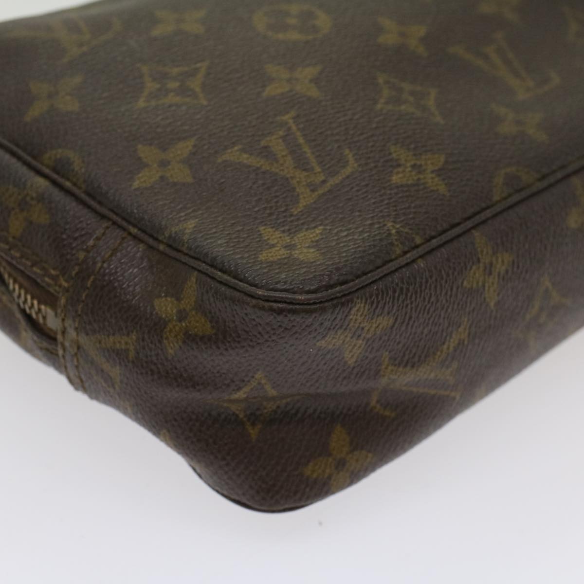 LOUIS VUITTON Monogram Trousse Toilette 23 Clutch Bag M47524 LV Auth 53346