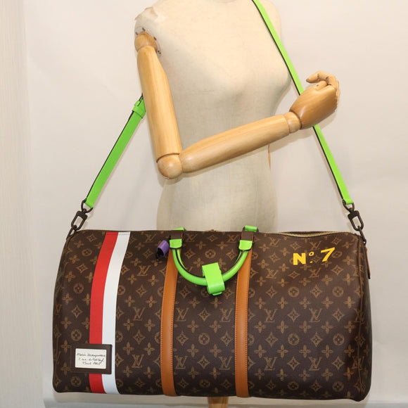 LOUIS VUITTON Capsule Collection Keepall Bandouliere 55 Bag M59661 Auth 53413S