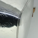 LOUIS VUITTON Mirror Keepall Bandouliere 50 Bag Silver M45886 LV Auth 53414S-9