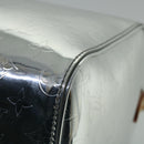 LOUIS VUITTON Mirror Keepall Bandouliere 50 Bag Silver M45886 LV Auth 53414S-15