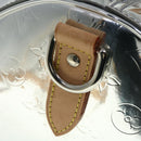 LOUIS VUITTON Mirror Keepall Bandouliere 50 Bag Silver M45886 LV Auth 53414S-10