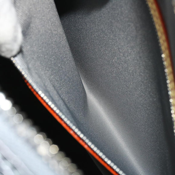 LOUIS VUITTON Mirror Keepall Bandouliere 50 Bag Silver M45886 LV Auth 53414S