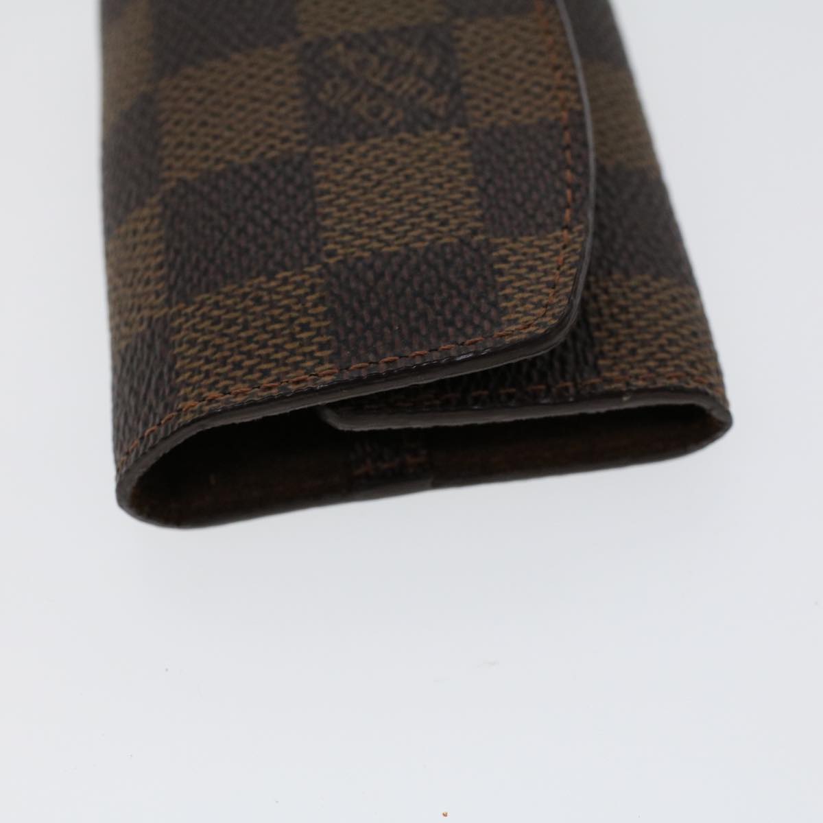 LOUIS VUITTON Damier Ebene Cuff Case Cuffs M64600 LV Auth 53478