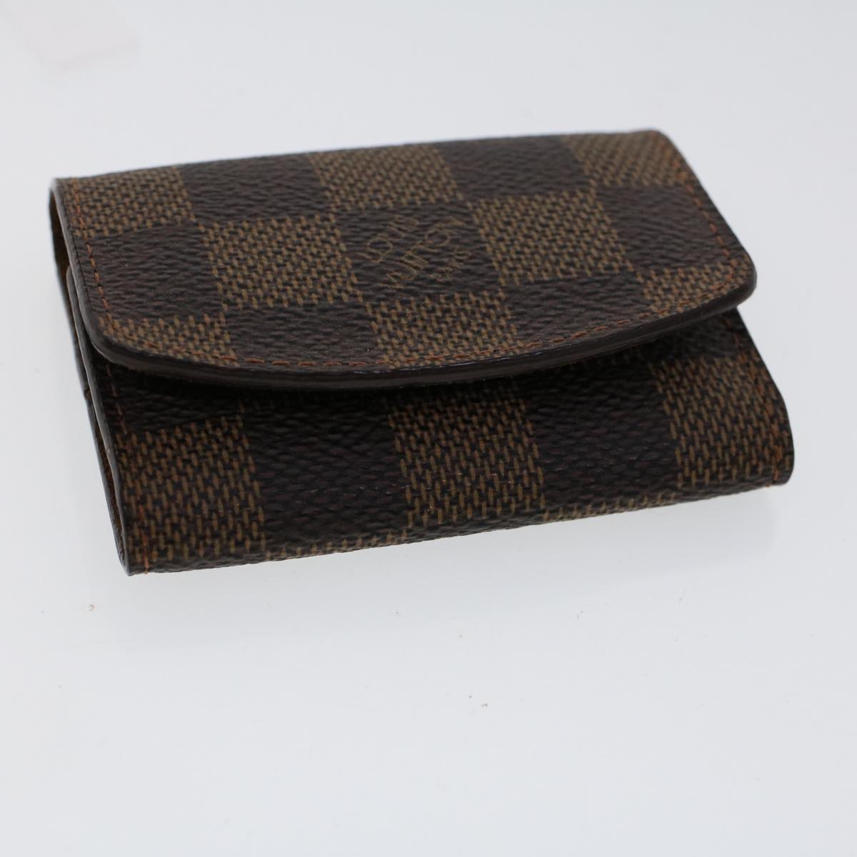 LOUIS VUITTON Damier Ebene Cuff Case Cuffs M64600 LV Auth 53478