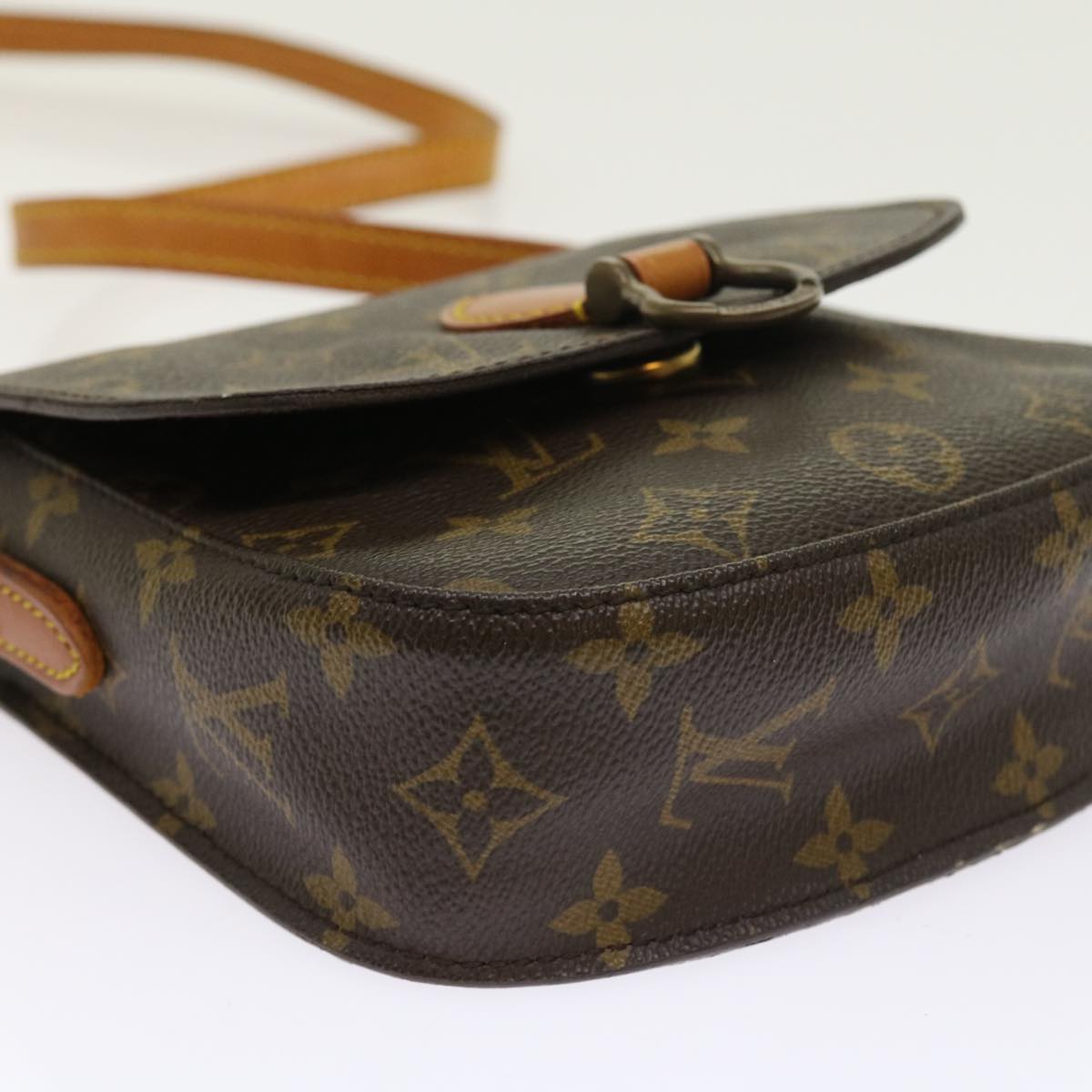 LOUIS VUITTON Monogram Saint Cloud PM Shoulder Bag M51244 LV Auth 53493