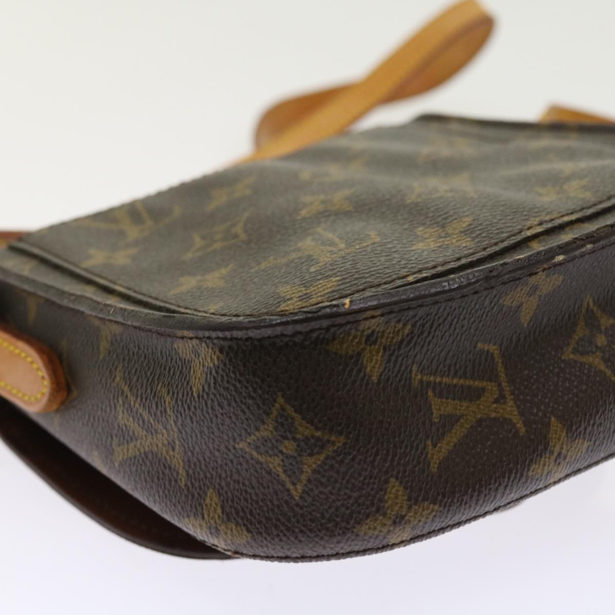 LOUIS VUITTON Monogram Saint Cloud PM Shoulder Bag M51244 LV Auth 53493