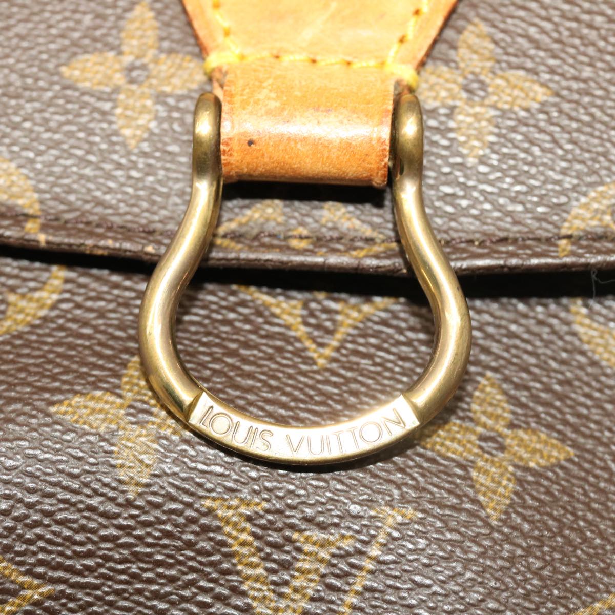 LOUIS VUITTON Monogram Saint Cloud GM Shoulder Bag M51242 LV Auth 53511