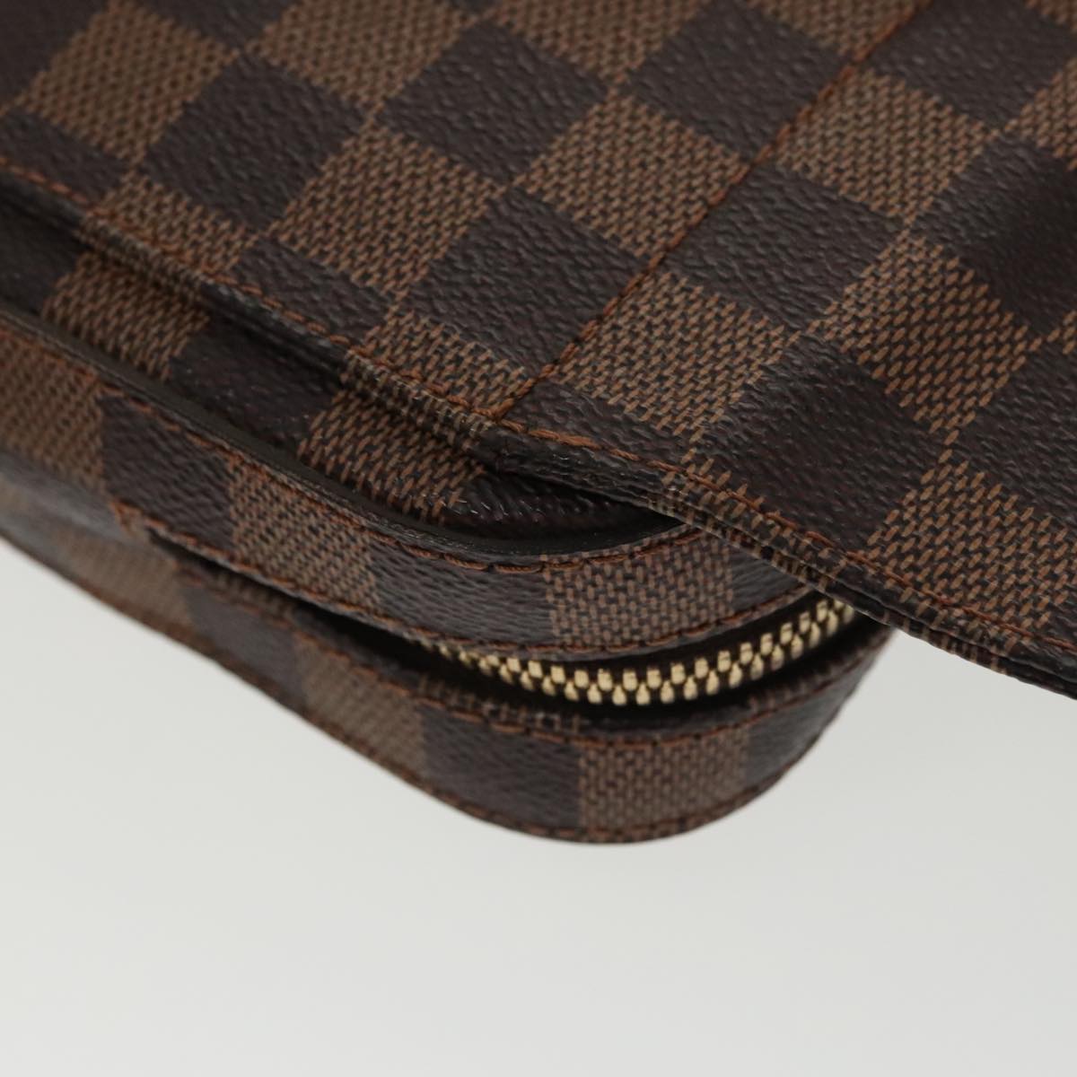 LOUIS VUITTON Damier Ebene Geronimos Shoulder Bag N51994 LV Auth 53513