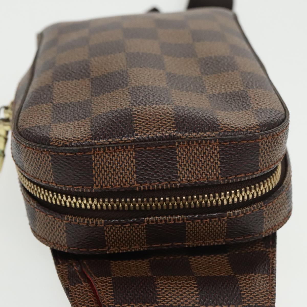 LOUIS VUITTON Damier Ebene Geronimos Shoulder Bag N51994 LV Auth 53513