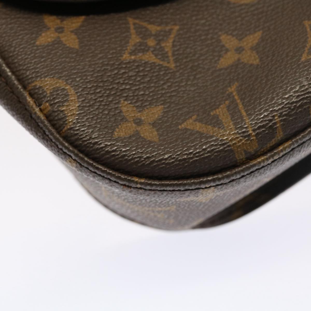 LOUIS VUITTON Monogram Saint Cloud GM Shoulder Bag M51242 LV Auth 53521