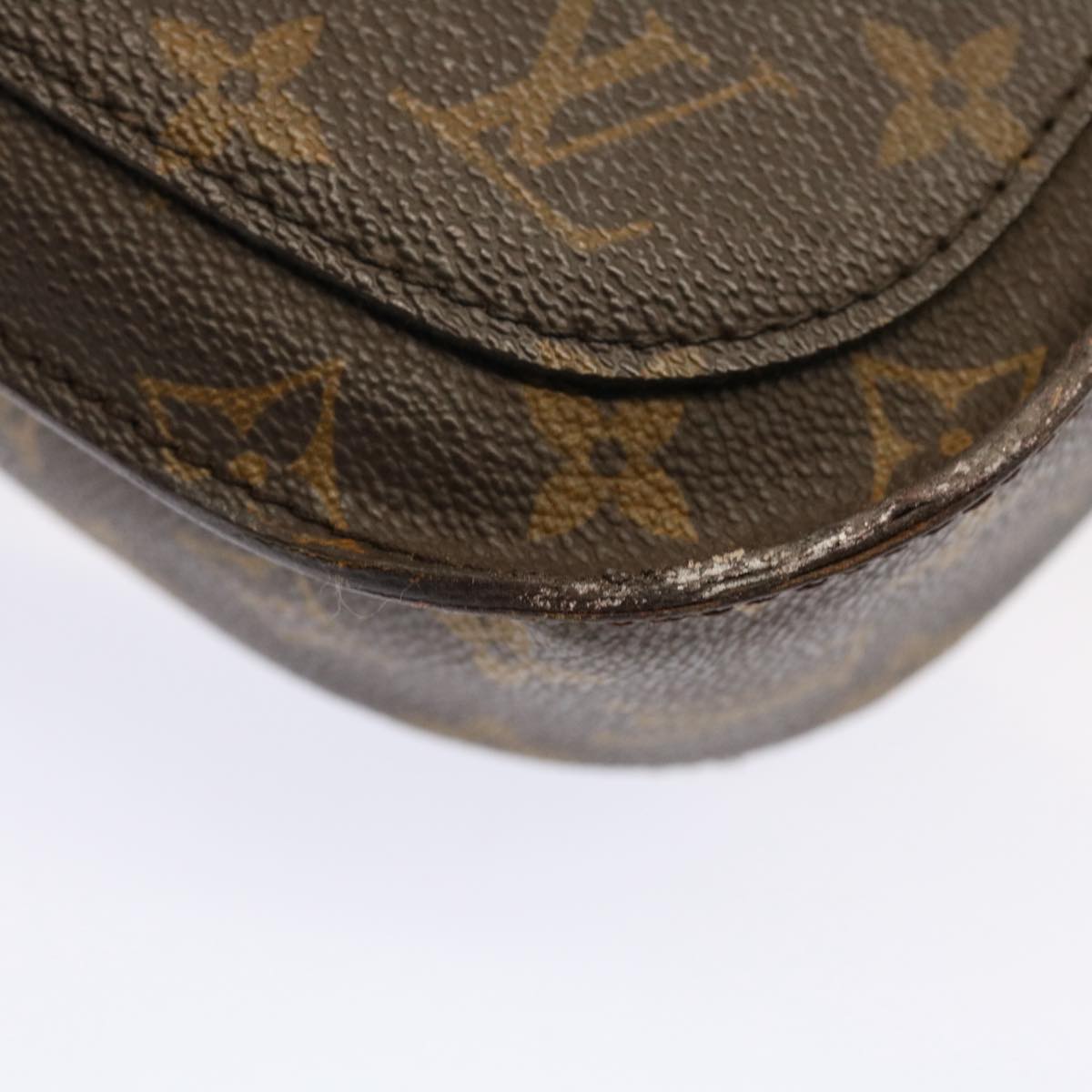 LOUIS VUITTON Monogram Saint Cloud GM Shoulder Bag M51242 LV Auth 53521