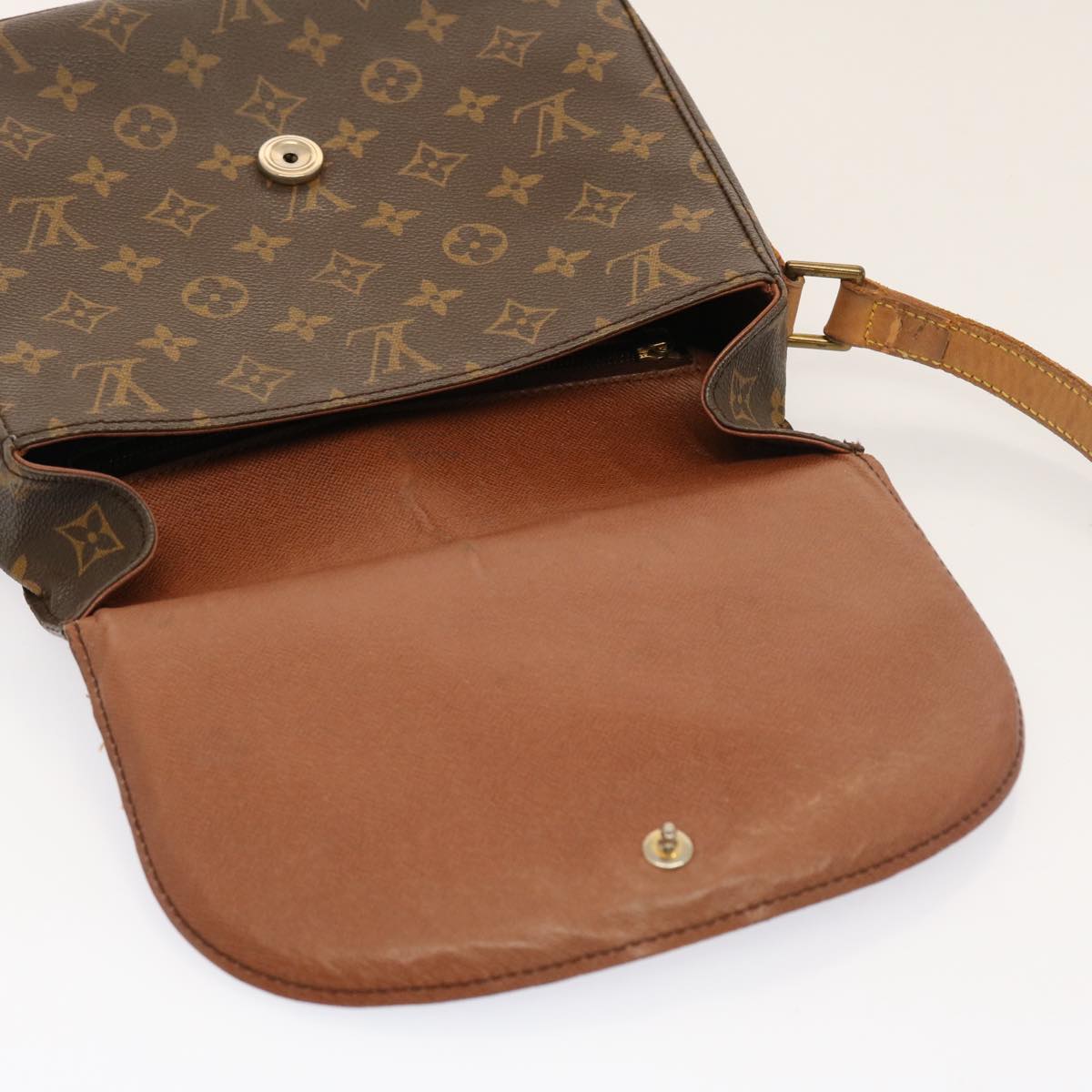 LOUIS VUITTON Monogram Saint Cloud GM Shoulder Bag M51242 LV Auth 53521