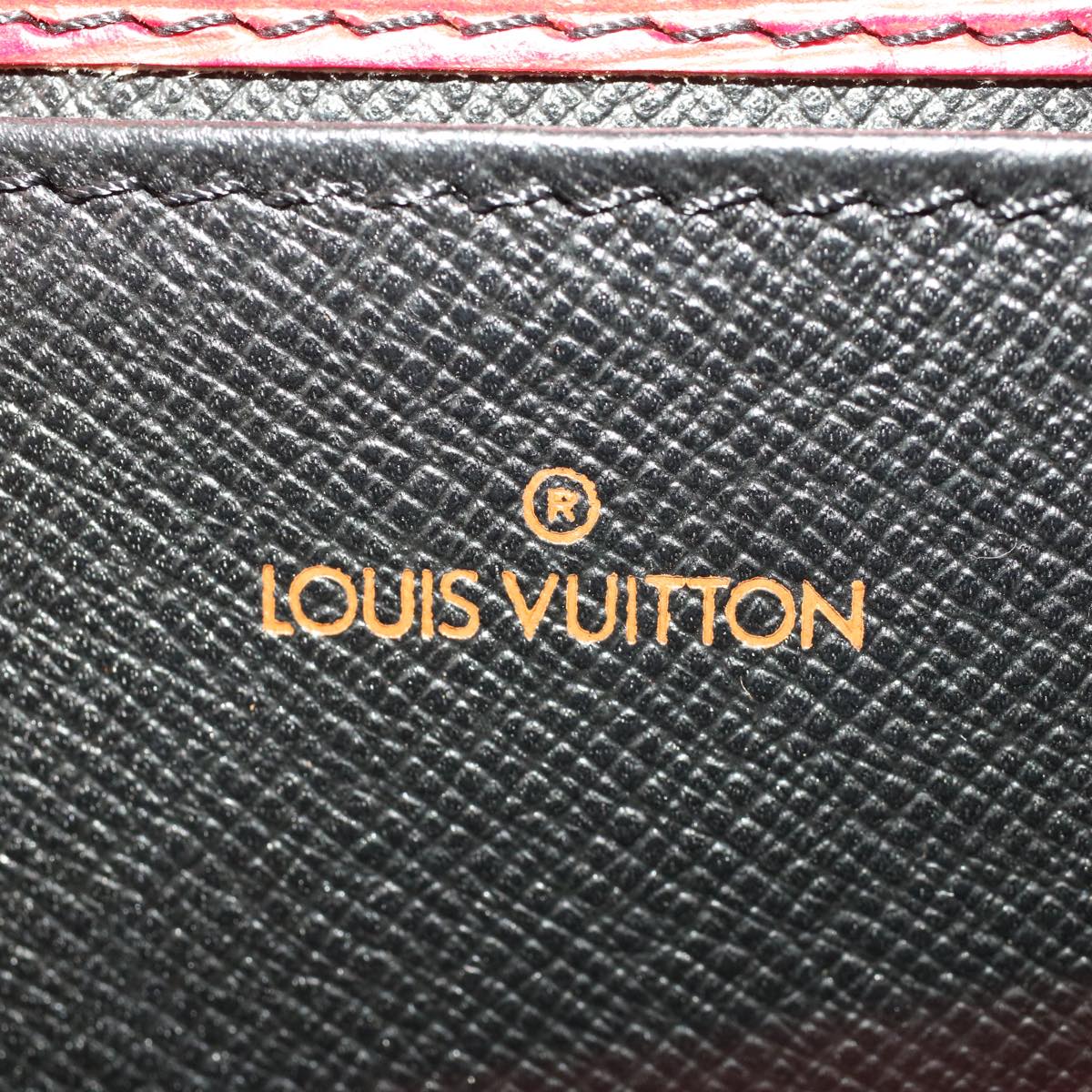 LOUIS VUITTON Epi Jena Clutch Bag Red M52727 LV Auth 53551