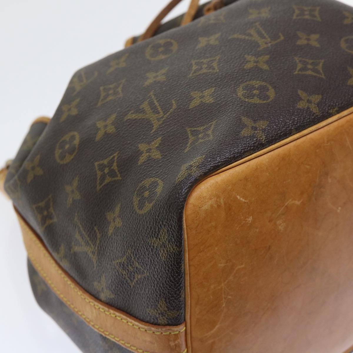 LOUIS VUITTON Monogram Petit Noe Shoulder Bag M42226 LV Auth 53585