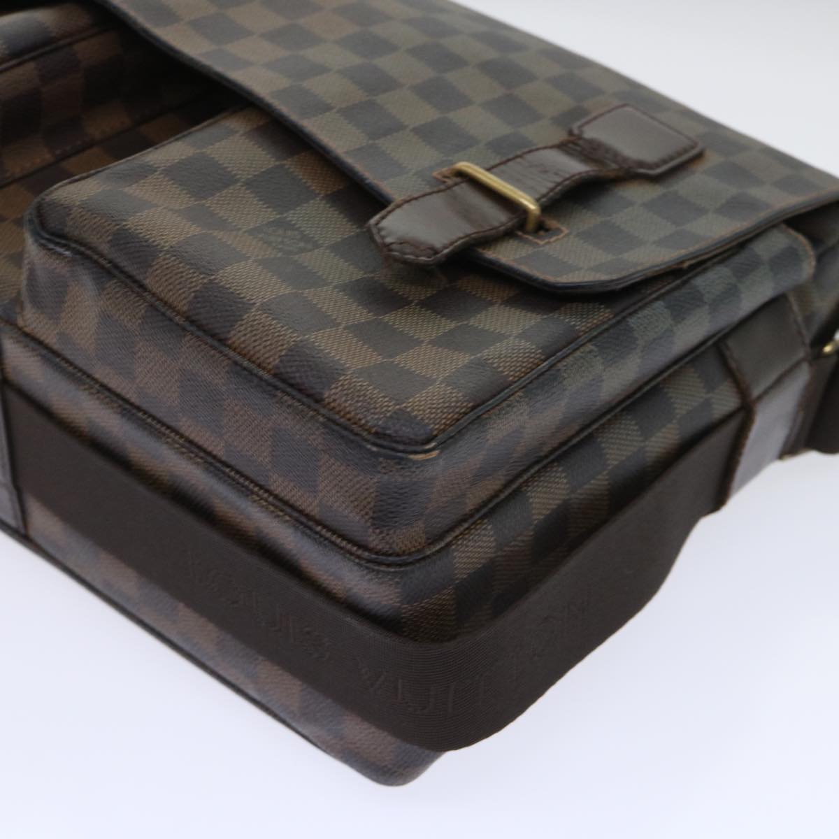 LOUIS VUITTON Damier Ebene Broadway Shoulder Bag N42270 LV Auth 53586